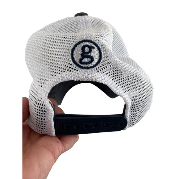Garth Brooks Mens Mesh Snapback Adjustable Trucker Hat Black/white - Picture 3 of 4
